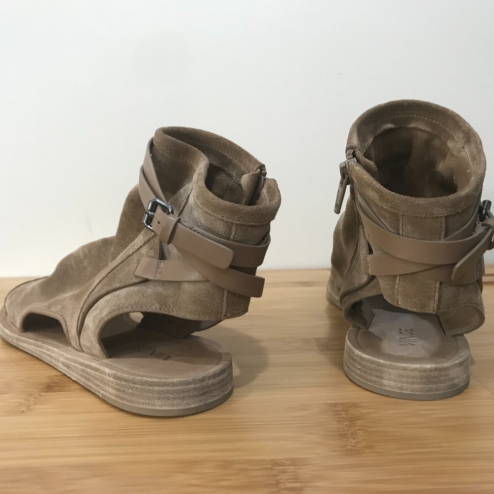 NEW VINCE Thalia Flat Sandals sz 36.5 - Picture 4 of 8
